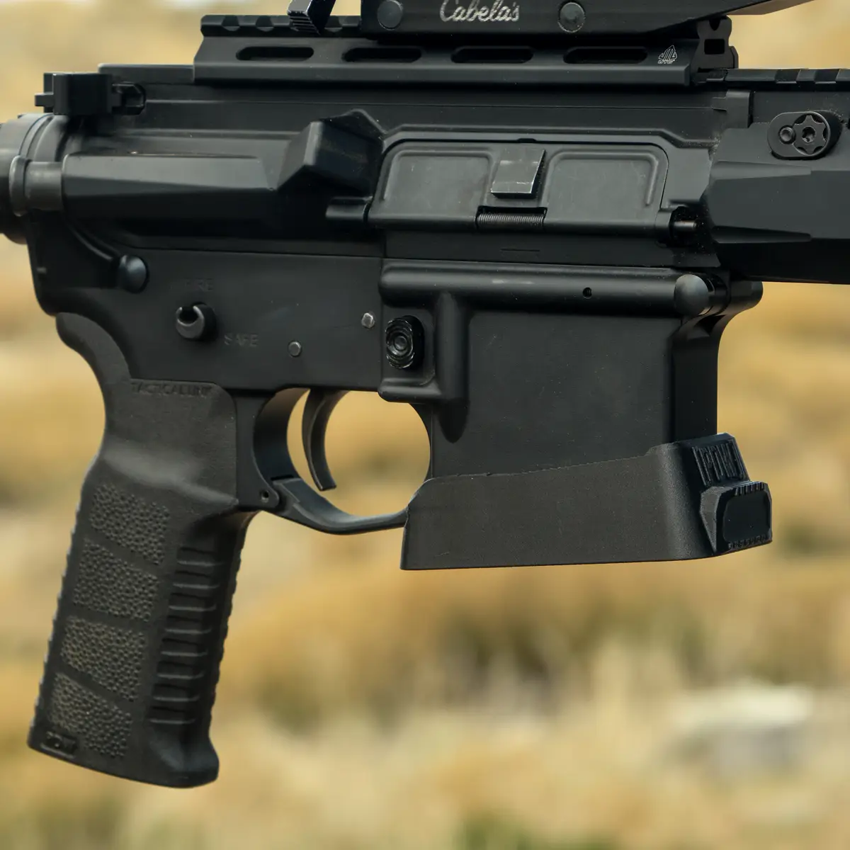 PDW magwell on an AR-15 lower